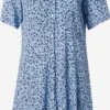 Monki Robes Fluides Robe-chemise Femme Bleu Clair -Monki 03227800378c62da90a1e0215c7634da