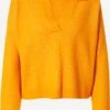 Monki Pulls Maille Fine Pull-over Femme Orange -Monki 073a94bb17d8cbcef56d488107e1031f