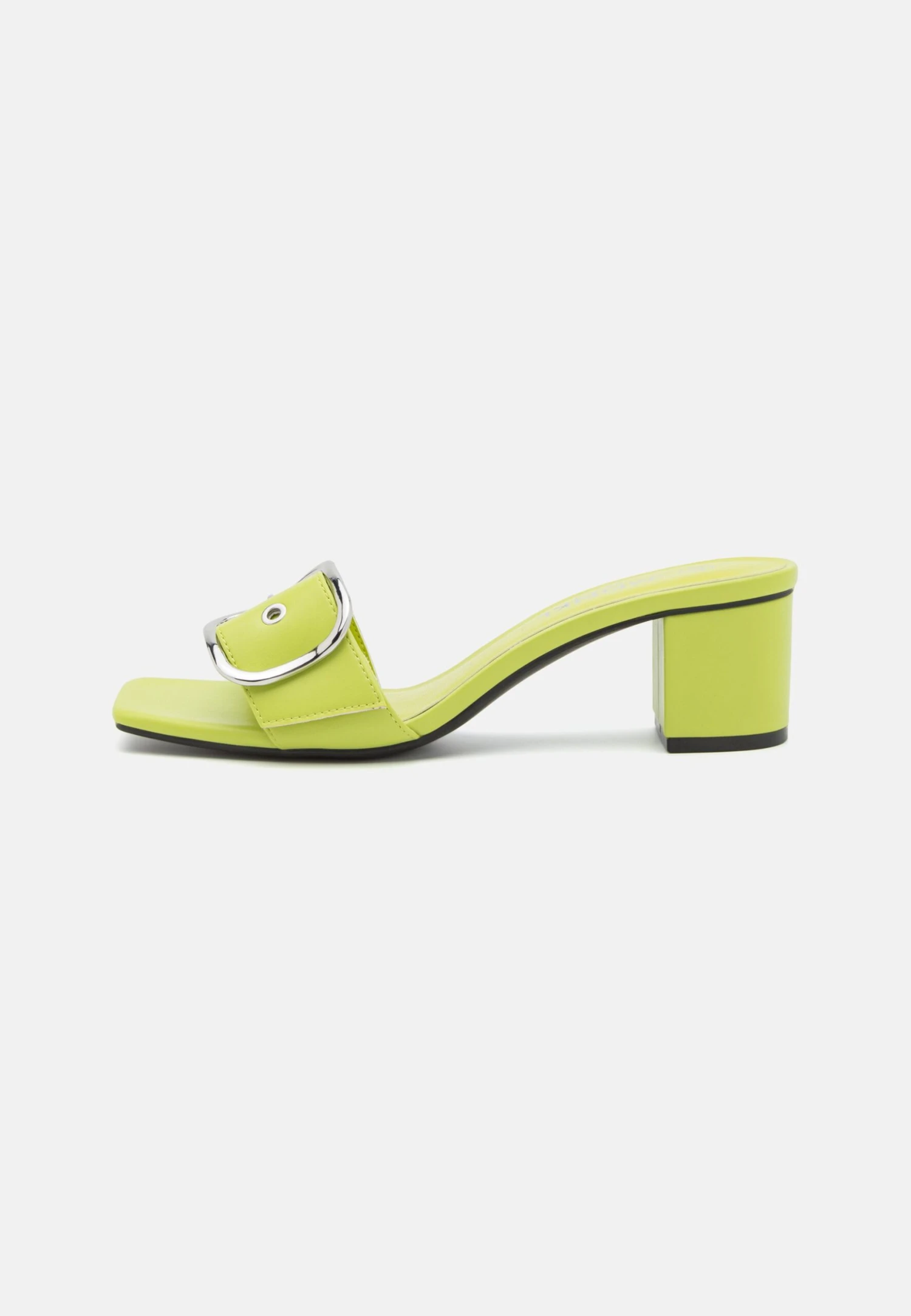 Monki Mules À Talons - Lime Green 4 Monki Mules À Talons - Lime Green – Image 2
