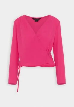 Monki Blouse - Pink Bright -Monki 07b09ea7612c41099a018f1a5da431d2