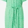 Monki Robes Fluides Robe-chemise Femme Vert Clair -Monki 07b6037c376fd41a0b61c0375ca972f9