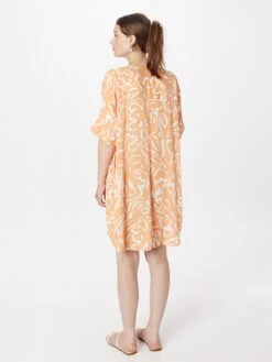 Monki Robes Fluides Robe-chemise Femme Abricot -Monki 083ade8a883d61c4c3a8118f7ccf9704