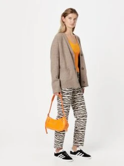 Monki Gilets Cardigan Femme Chamois -Monki 08e54c4c675993353c23488825a4b347