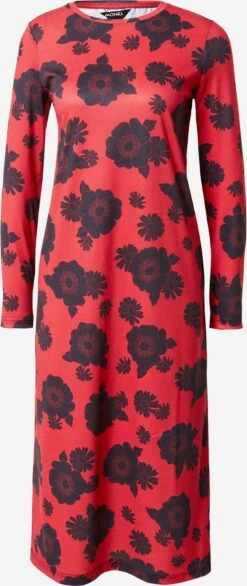 Monki Robes En Jersey Robe Femme Rouge