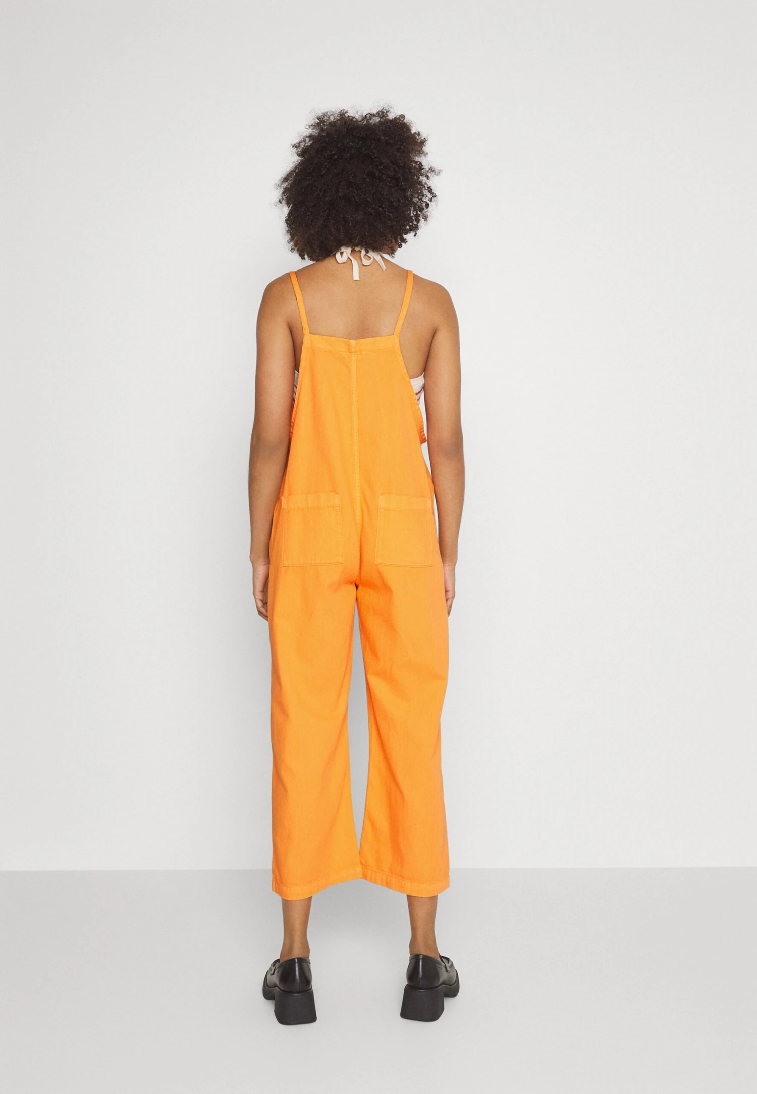 Monki Salopette - Orange Bright 5 Monki Salopette - Orange Bright – Image 3