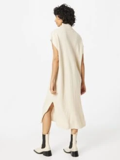 Monki Robes Robes En Maille Femme Beige -Monki 0be50beb055005aba681b29c5d201584