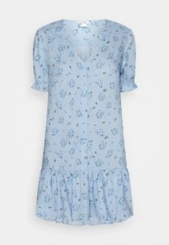 Monki Robe Chemise - Brunnera Blue -Monki 0d19ba4a8ee340afa8b59cd9072252b8