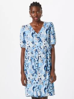 Monki Mini-robes Robe Femme Bleu / Marine / Bleu Clair -Monki 0d76856bee7172bccd85bacc959efa2f
