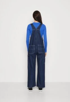 Monki Salopette - Blue Medium Dusty -Monki 0ee96613263243cea2ca2d38ac4ece1c