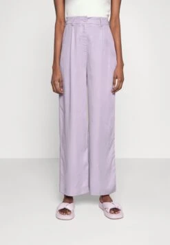 Monki Pantalon Classique - Lilac