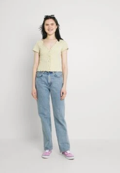 Monki 2 Pack - T-Shirt Imprimé - Black