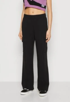 Monki Pantalon Cargo - Black