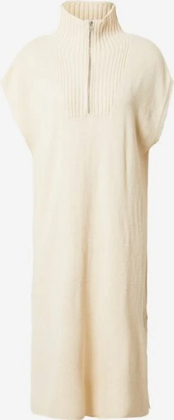 Monki Robes Robes En Maille Femme Beige