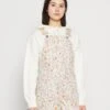 Monki Salopette - Beige/Multi-Coloured -Monki 12bd1fc5821b489cb21c27d72b9b8399