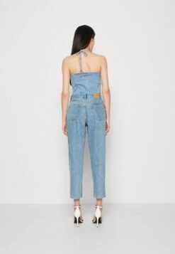 Monki Jean Slim - Blue Medium Dusty Mid Blue -Monki 1375dfcf47ae4a03b5c43e1a5ab92281