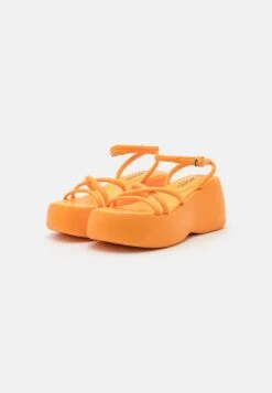 Monki Sandales À Plateforme - Yellow Bright Orange -Monki 15f374d3f7724812aeb193061b519b26