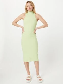 Monki Robes Midi Robe Femme Vert Clair 9 Monki Robes Midi Robe Femme Vert Clair -Monki 1601d1b31742419d984b87edf92409d5