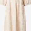 Monki Robes Midi Robe Femme Beige / Beige Clair -Monki 170a09a04bace92adcf9a0502504717f