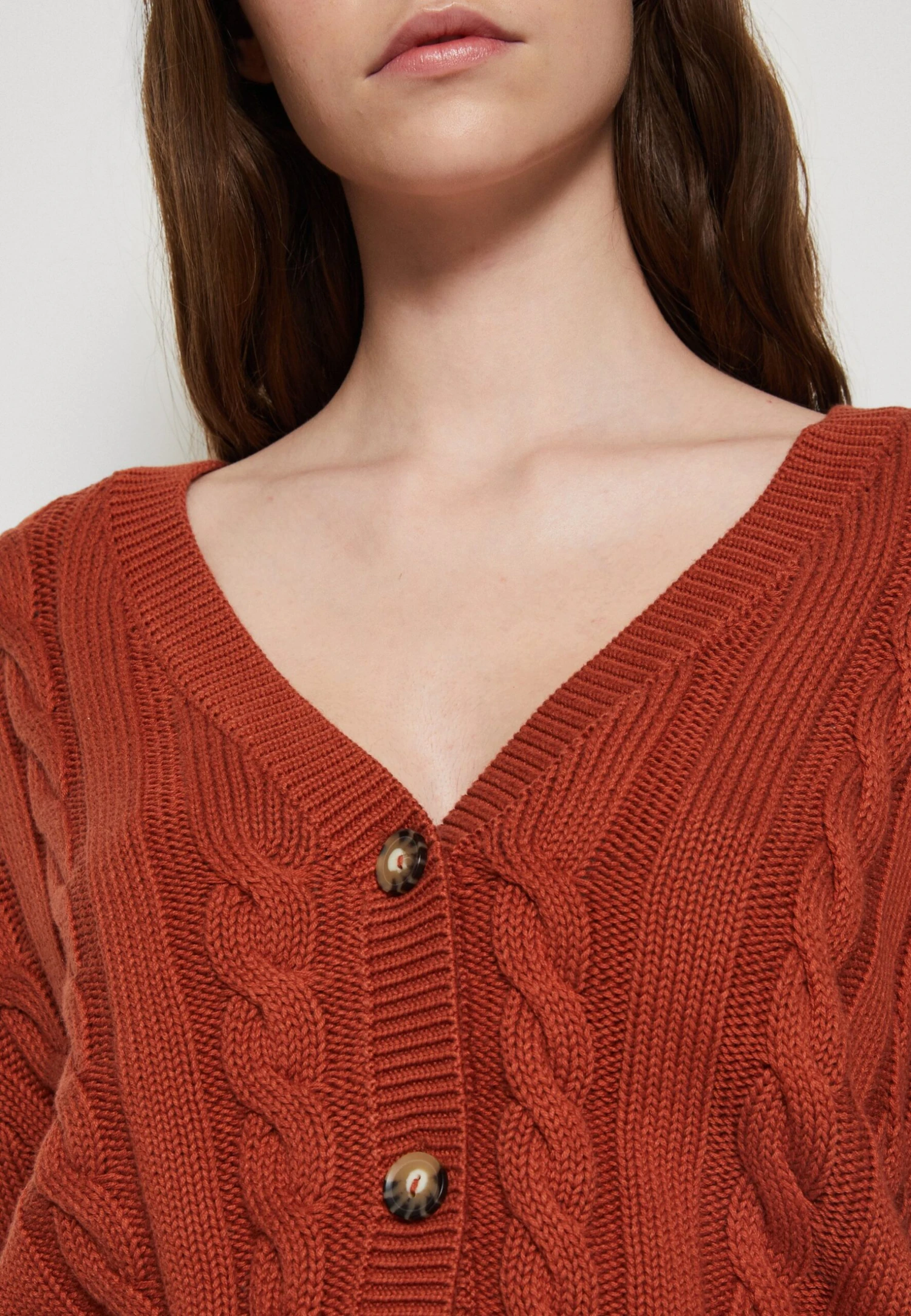 Monki Gilet - Orange Dark 8 Monki Gilet - Orange Dark – Image 6