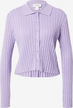 Monki Gilets Cardigan Femme Violet Pastel