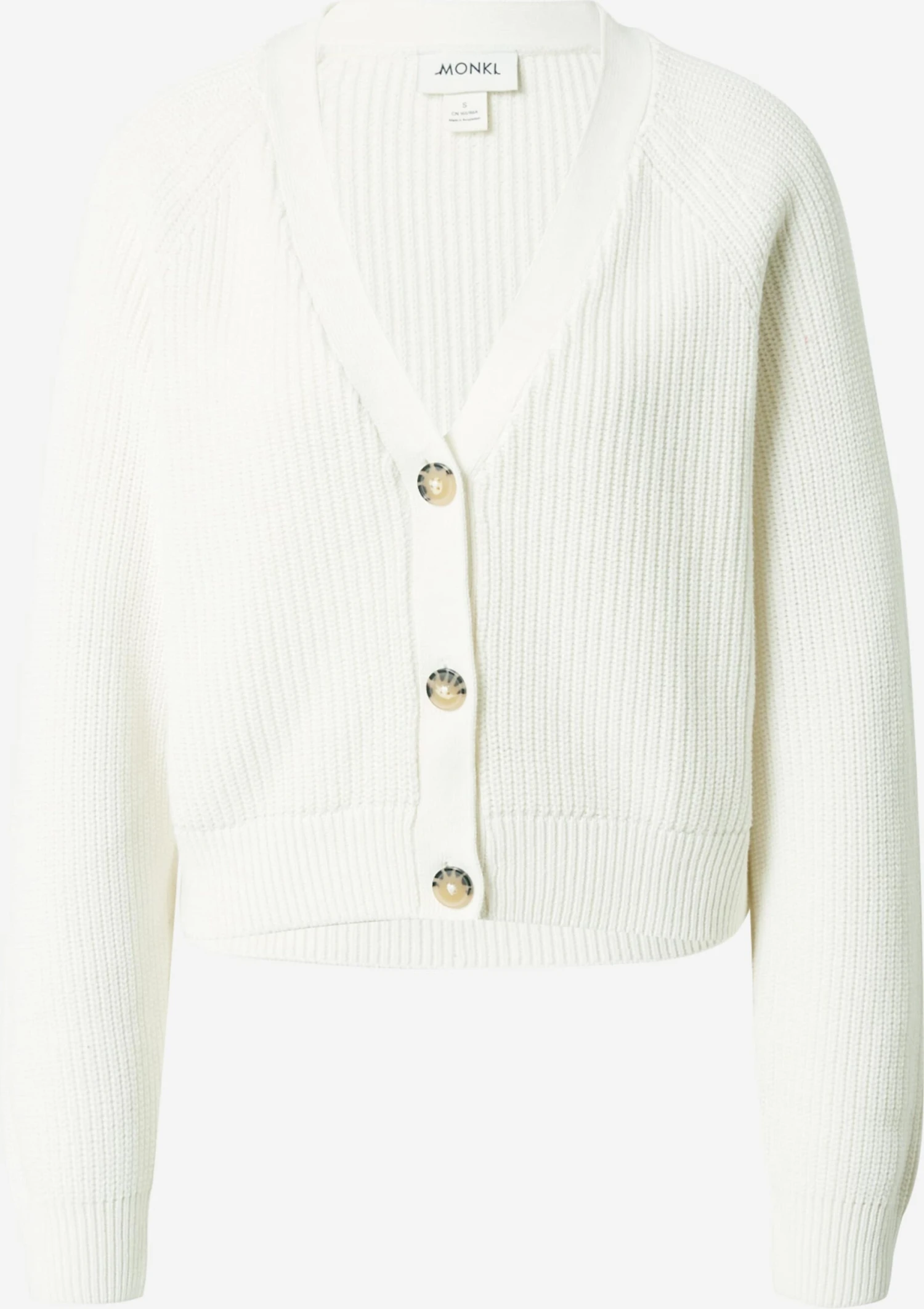 Monki Gilets Cardigan Femme Blanc Naturel 3 Monki Gilets Cardigan Femme Blanc Naturel