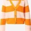 Monki Gilets Cardigan Femme Orange / Pêche 2 Monki Gilets Cardigan Femme Orange / Pêche -Monki 1f2417da8835c600fc0ac2f8f2018e73