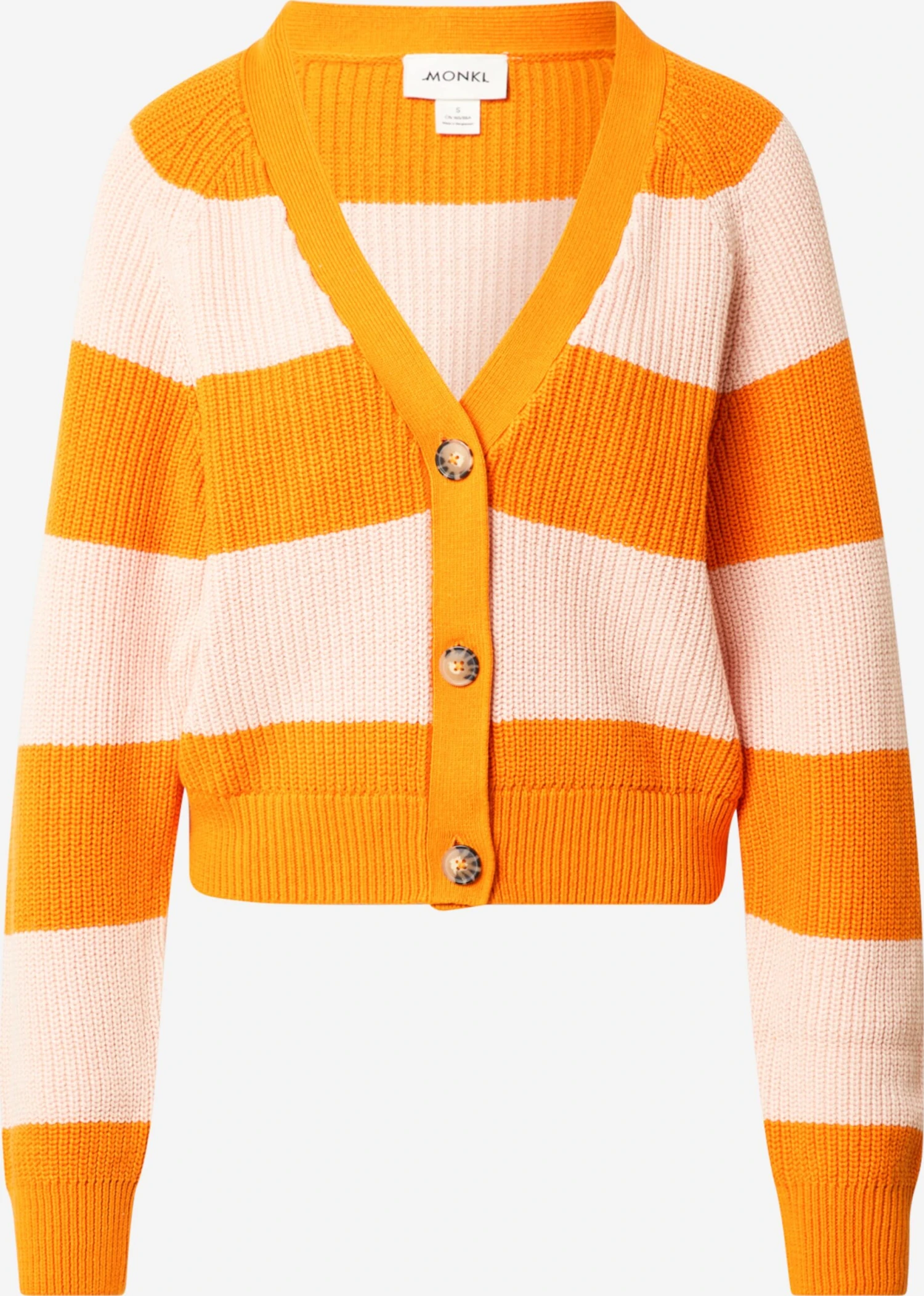 Monki Gilets Cardigan Femme Orange / Pêche 3 Monki Gilets Cardigan Femme Orange / Pêche