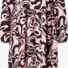 Monki Mini-robes Robe Femme Rose Ancienne -Monki 209a9a1acb05cba379d636febf510c12