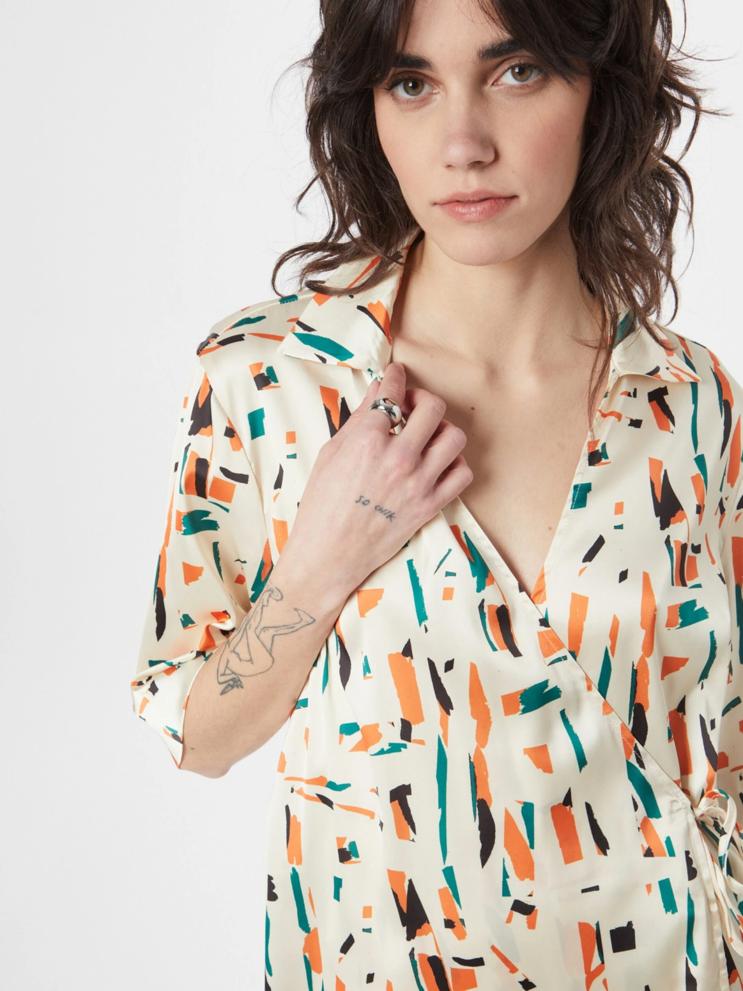 Monki Mini-robes Robe Femme Beige 4 Monki Mini-robes Robe Femme Beige – Image 2