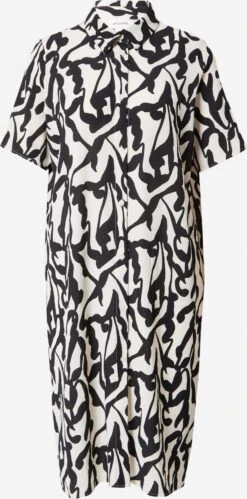 Monki Robes Fluides Robe-chemise Femme Blanc