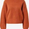 Monki Pulls Maille Fine Pull-over Femme Orange Foncé 2 Monki Pulls Maille Fine Pull-over Femme Orange Foncé -Monki 22211bd5ff00afcf4b545af7a2601be0