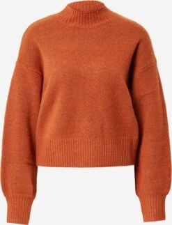 Monki Pulls Maille Fine Pull-over Femme Orange Foncé