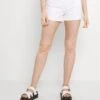 Monki Short En Jean - Off White -Monki 24ac29ce515644ad9b2ce1e2fabc4c25