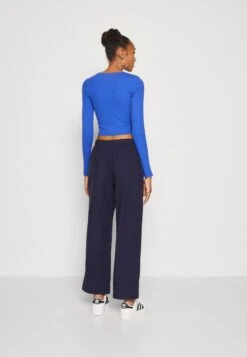 Monki Pantalon Classique - Navy -Monki 24eced0dc7ca4a6ea11b8849d6fafdf1