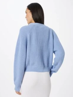 Monki Gilets Cardigan Femme Bleu Clair -Monki 251c8f75eb6cf22f492fdd24aba77790