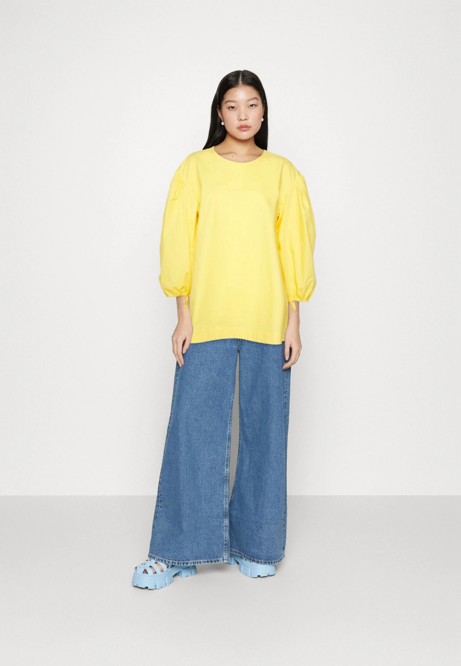 Monki Blouse - Mustard Yellow 4 Monki Blouse - Mustard Yellow – Image 2