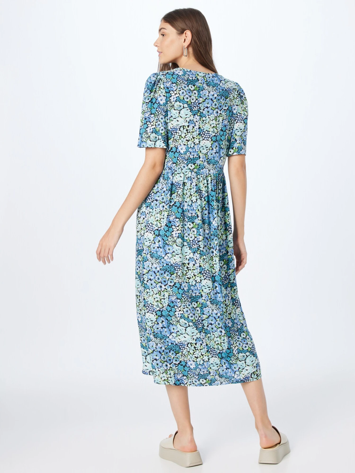 Monki Robes Dété Robe D’été Femme Bleu / Bleu Marine 6 Monki Robes Dété Robe D’été Femme Bleu / Bleu Marine – Image 4