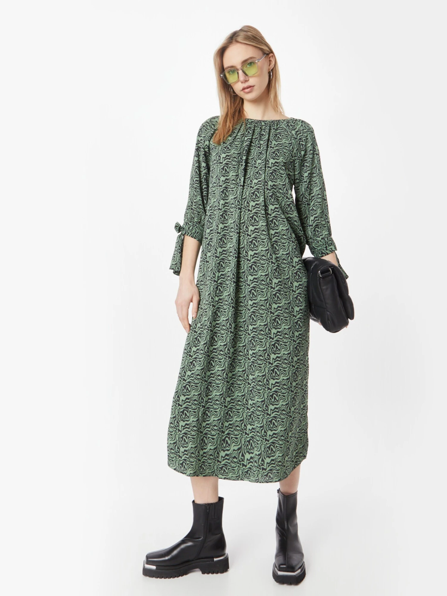 Monki Robes Longues Robe Femme Vert 7 Monki Robes Longues Robe Femme Vert – Image 5