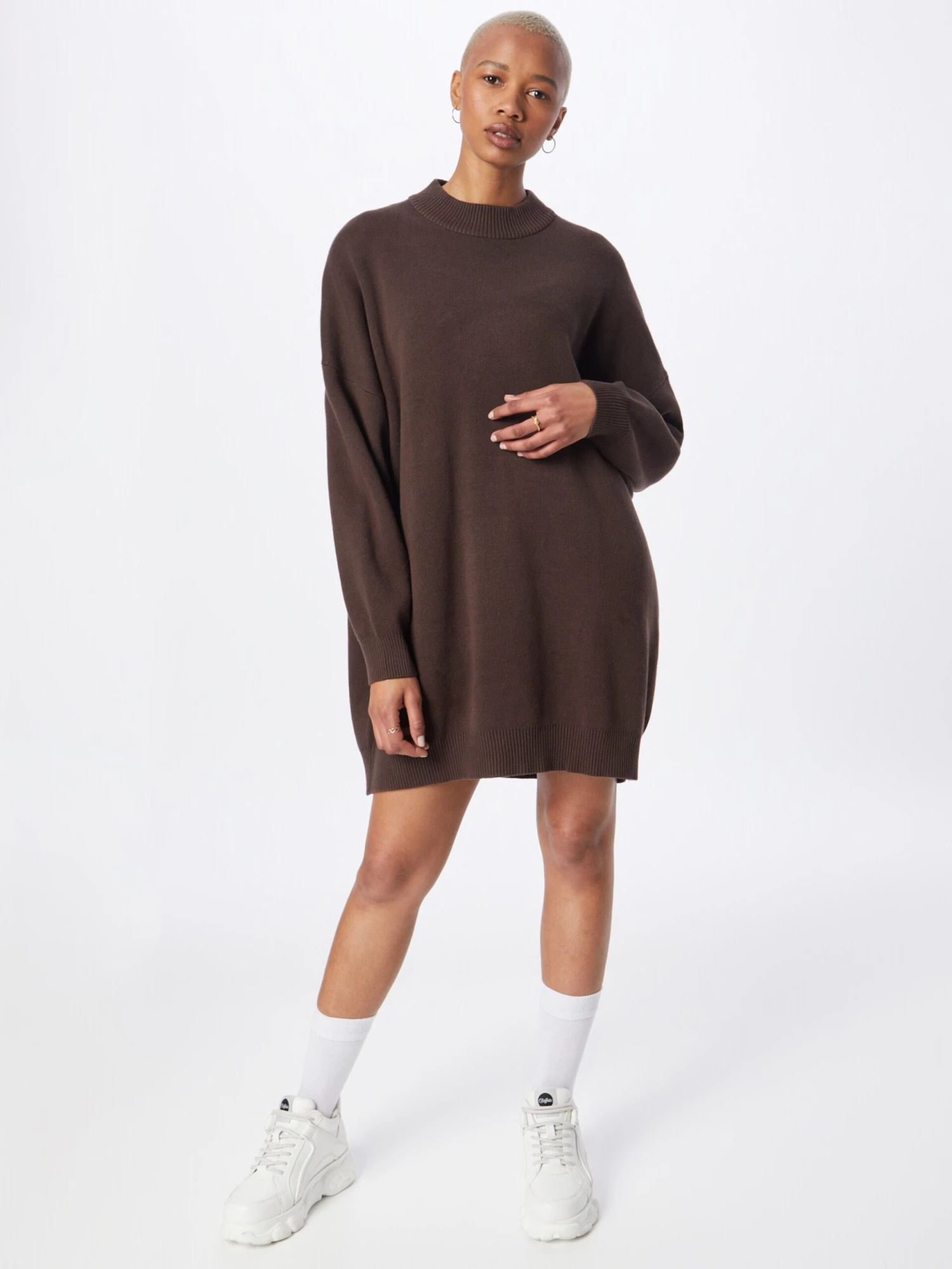 Monki Robes Robes En Maille Femme Chocolat 5 Monki Robes Robes En Maille Femme Chocolat – Image 3