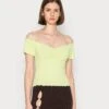 Monki T-Shirt Imprimé - Lime Green -Monki 2b26d2c9931a489fa5edfc26418e66d8