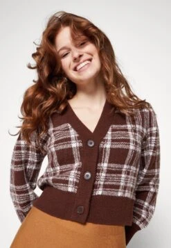 Monki Gilet - Brown Dark -Monki 2bddfc0acc1f4c708740b1bd348aa5fa