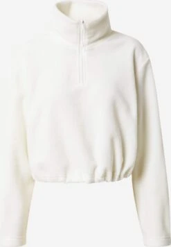 Monki Pulls à Col Roulé Pull-over Femme Blanc