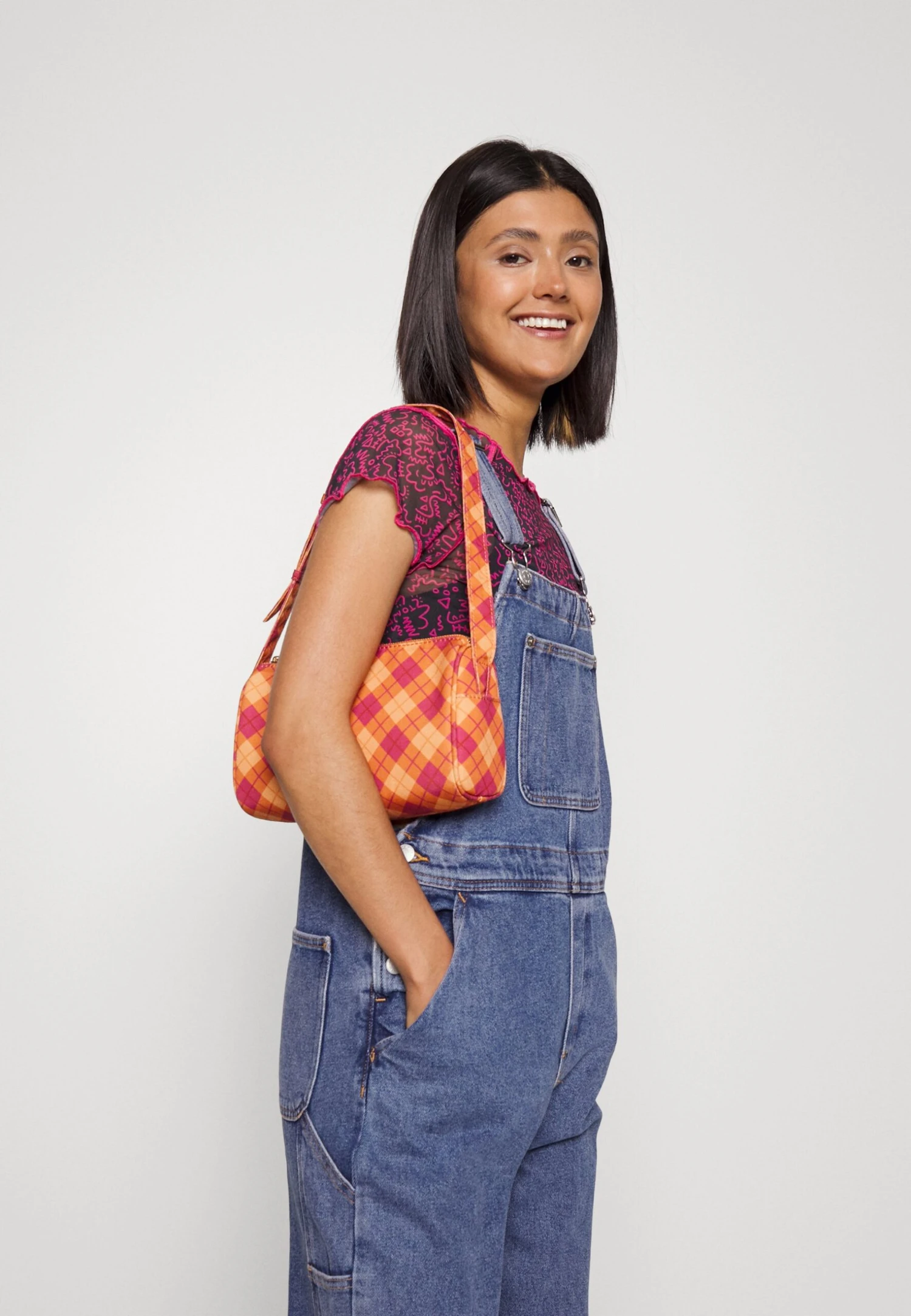 Monki Salopette - Blue Medium 6 Monki Salopette - Blue Medium – Image 4