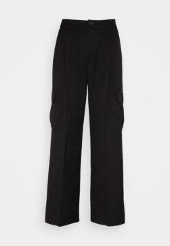 Monki Pantalon Cargo - Black Dark -Monki 2e12bc70c1f34c5081d54ee776779ae5