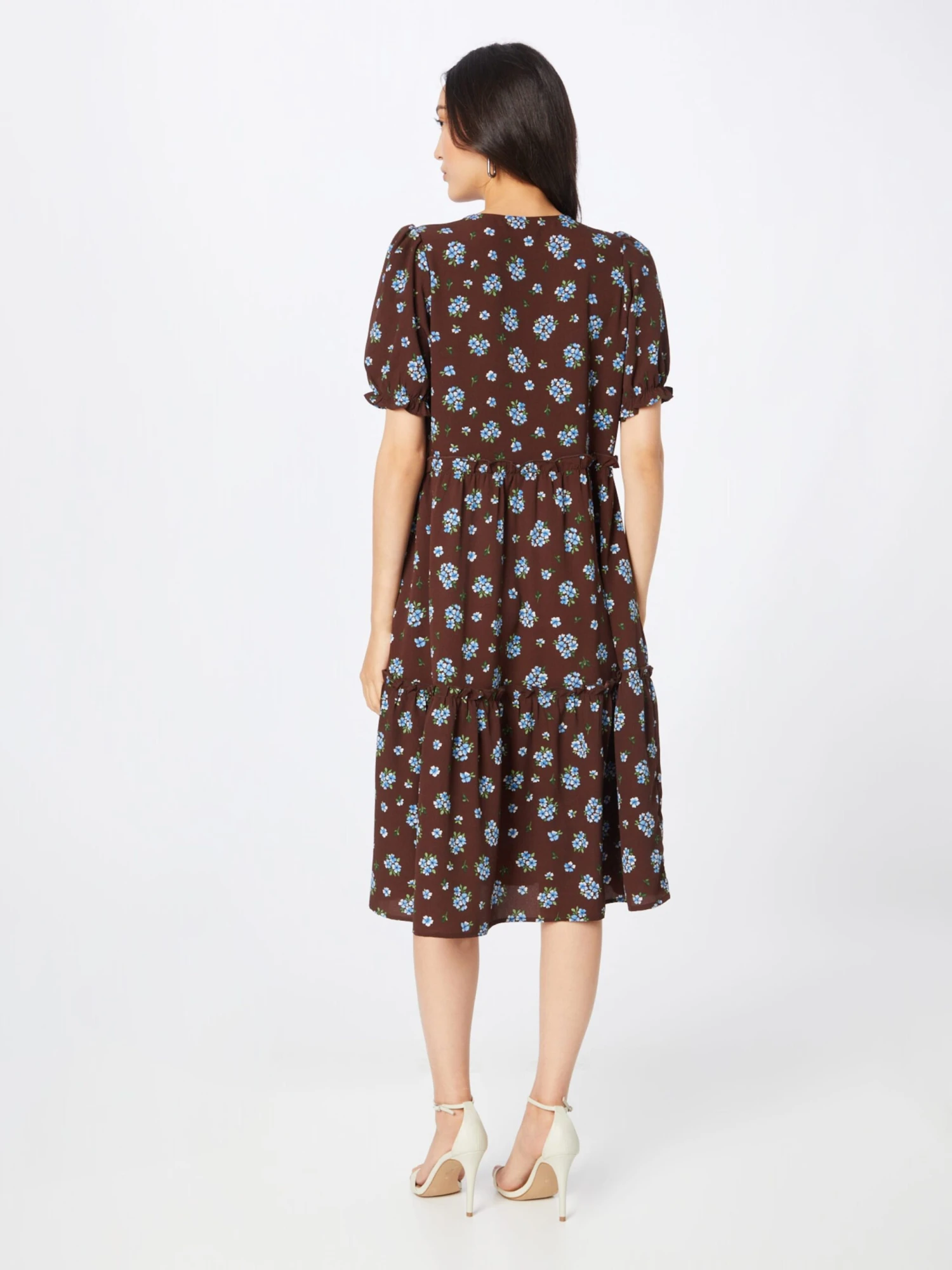 Monki Robes Dété Robe D’été Femme Brun Foncé 5 Monki Robes Dété Robe D’été Femme Brun Foncé – Image 4