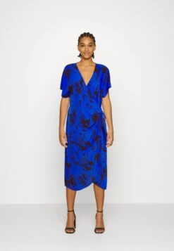 Monki Robe De Jour - Blue Bright
