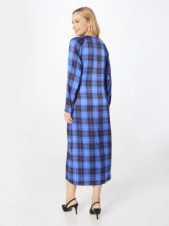 Monki Robes Midi Robe Femme Bleu -Monki 33e9bddb9aef5ace812724593893fad0
