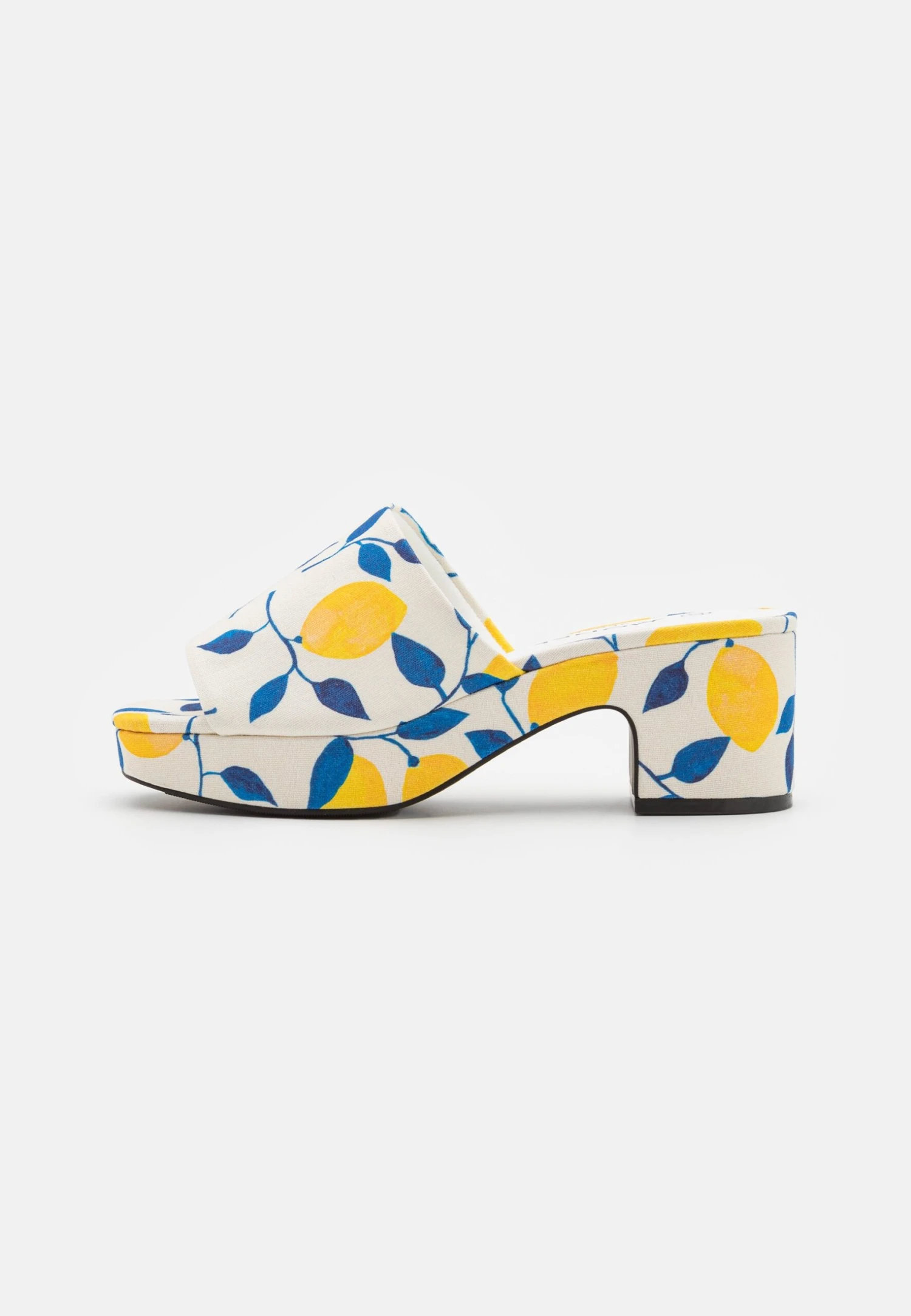 Monki Mules À Talons - Yellow Bright 4 Monki Mules À Talons - Yellow Bright – Image 2