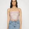 Monki Débardeur - Pink Light -Monki 36482a5f74964837bc9e2ef406cc4b87