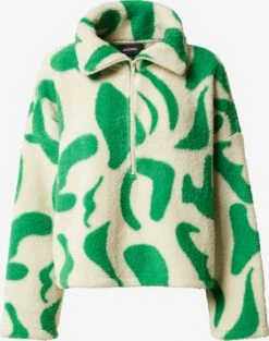 Monki Pulls à Col Roulé Pull-over Femme Crème
